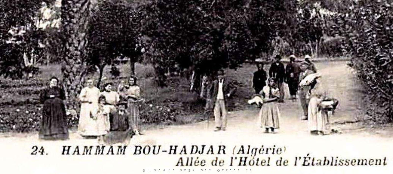 2164- Hammam-Bou-Hadjar - Etablissement Thermal - Hotel2 et Allee.jpg